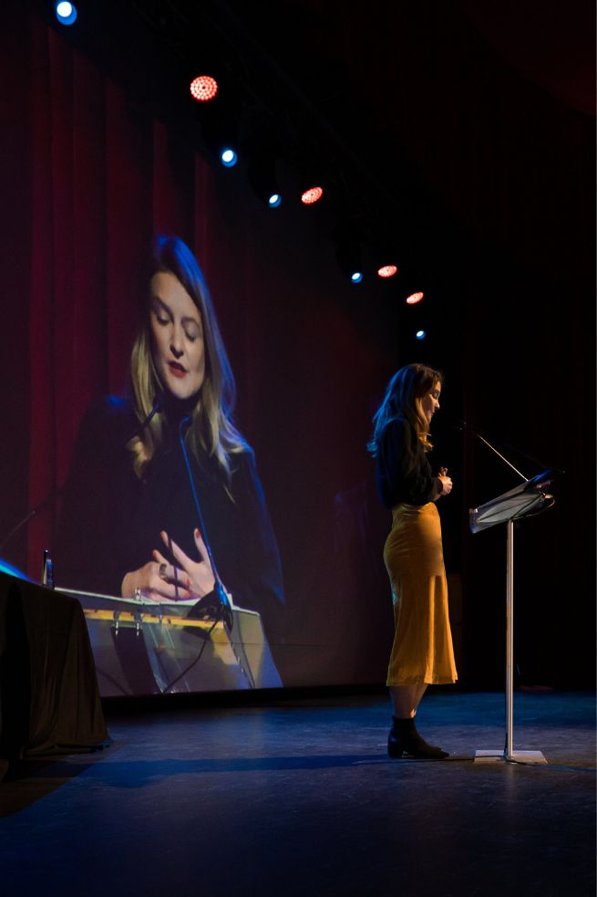 Headline speaker of conference